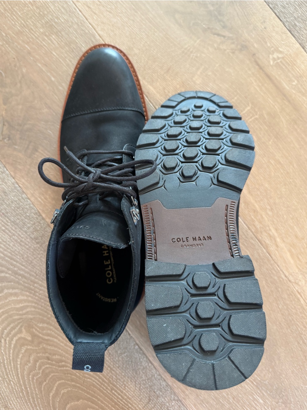 Cole Haan Black Chukka Boots - Picture 7 of 10